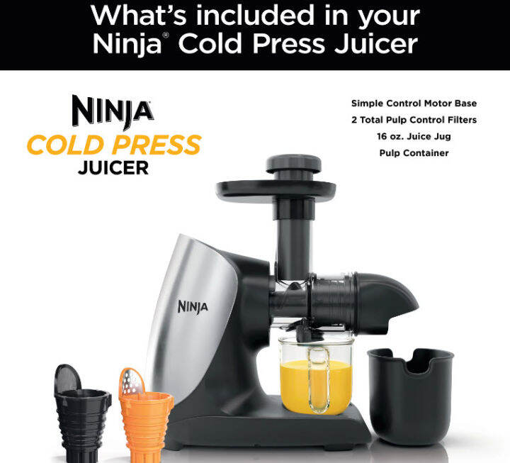 ninja-slow-juicer-500-ml-capacity-3-filter-elements-cleaning-brush-bpa-free-เครื่องคั้นและสกัดน้ำผลไม้