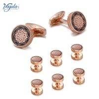 【Fashion house]VAGULA French Cufflink Stud In 8 Pcs Bonito Gemelos Tuxedo Collar Stud Set S29