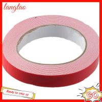 LANGTAO สีขาวขาว เทปสองด้าน X 1in 0.04in หนา เทปสำหรับติดตั้ง ทนทานสำหรับงานหนัก เทปฟองน้ำสำหรับตกแต่ง การติดตั้งการเติมรถยนต์และช่องว่าง