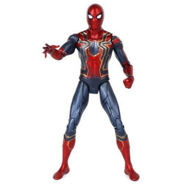17ซม-สำหรับavengers-infinity-war-spidermanตุ๊กตาขยับแขนขาได้สำหรับเด็กเด็กของขวัญของเล่น