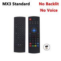 【Hot-Selling】 MX3 T3เมาส์หลังเรืองแสง MX3-L รีโมทคอนโทรลอัจฉริยะเสียง2.4G แป้นพิมพ์ไร้สาย RF สำหรับ X96 KM9มินิ A95X H96 MAX กล่องทีวีแอนดรอยด์