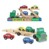 [รถยก] รุ่น 4096 รถยก รถบรรทุกขนรถ 4 คัน Melissa &amp; Doug Car Carrier วิวดีใน Amazon USA รถรรทุกแยกได้ ปรับได้ทุกส่วน ของล่น มาลิซ่า 2 ขวบ