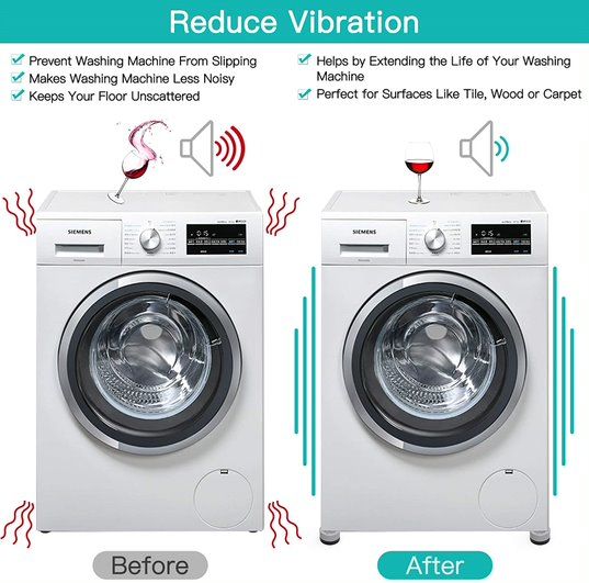 ถูกจริต-1-4-pcs-ขายางรองเครื่องซักผ้า-ฐานรองเครื่องซักผ้า-ขายาง-กันสั่นสะเทือน-กันลื่น-กันเสียงดังจากเครื่องซักผ้า-ขารองถังซักผ้า-สูง4cm