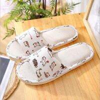 ☌✕☃ Ladies Slippers Bedroom Breathable on Printed toes Non skip Anti slip