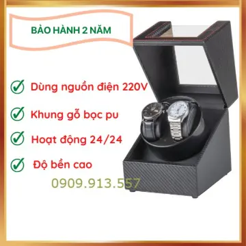 Hộp xoay đồng hồ cơ - Lên dây cót, duy trì cót đồng hồ cơ - Hộp lắc đồng hồ  cơ | Shopee Việt Nam