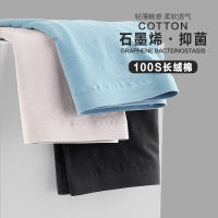 Fast Shipping Spot Underwear MenS 3 Pieces Of Cotton Comfortable, Breathable, Skin -Friendly Solid Color Flat