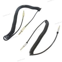 1.5m/3M 3.5mm Male to Male Jack Audio spring connector Cable stereo Audio Aux For Car Headphone Speaker extension Wire Cord WB5TH