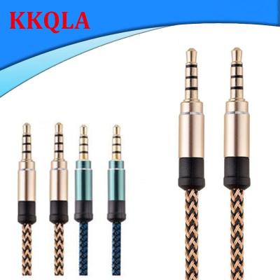 QKKQLA 1.5M 3M Aux Cable Cord Jack 3.5Mm Male To Male Audio Stereo Speaker Connector Extension Wire