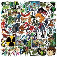 【LZ】✲❡  Adesivos de pvc impermeáveis com ben dos desenhos animados 10 50pcs adesivos para bagagem laptop bicicleta skate graffiti brinquedo infantil diy