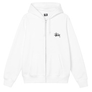 STUSSY Áo HOODIE ZIP Cơ Bản