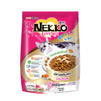 Nekko Love Mix Kitten Salmon อาหารลูกแมว (ชมพู)