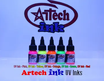 Bloodline UV Tattoo Ink Black Light Orange