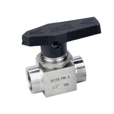 1/8" 1/4" 3/8" 1/2" 3/4" 1" BSP NPT Female 304 Stainless Steel Shut Off Ball Valve 915 PSI Water Gas Oil Propane Panel Install Plumbing Valves