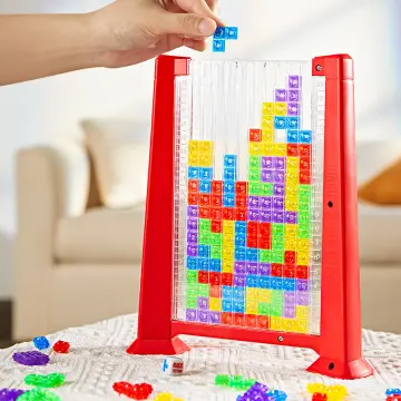 Children's Rocking And Stacking High Tetris Building Block Puzzle Toy  Interactive Balance Tabletop Game