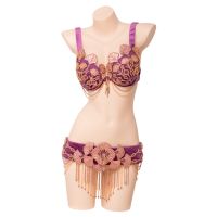 hot【DT】 Beaded Belly dance Set Performance Dancing and Costumes Outfit