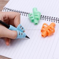 3Pcs Two finger Grip Silicone Baby Pencil Holder Learn Writing Tools Writing Pen  Jy20 19 Dropship