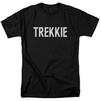 [S-5XL] ขายดี เสื้อยืดลําลอง แขนสั้น พิมพ์ลาย Trekkie Licensed Sci-Fi TV สีดํา สําหรับผู้ใหญ่ OIbahd71ECcpim67  8HDR