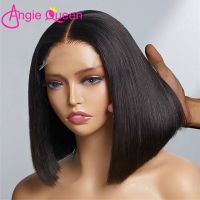 【LZ】△  Brazilian Short Straight Lace Front Wig 13x4 Transparen Lace Frontal Human Hair Wigs For Black Women 4x4 Closure Lace Bob Wig