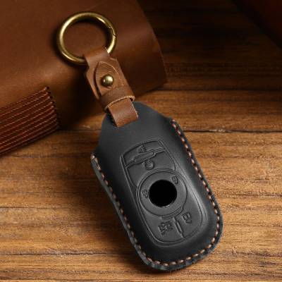 Luxury Leather Car Key Case Cover Fob Protector Keychain Accessories for Buick Envision Vervno GS 20T 28T Encore New Lacrosse