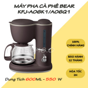 Máy Pha Cafe Bear KFJ-A06K1 A06Q1, Máy Pha Cà Phê 600ML