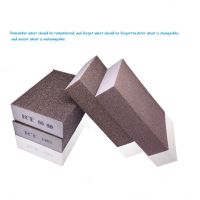 5pc Sponge Sand Block Grit 120 180 240 320 600 1000 Wall Grinding Sandpaper Craft Model Paint Polish Sand Brick Kitchen Cleaner