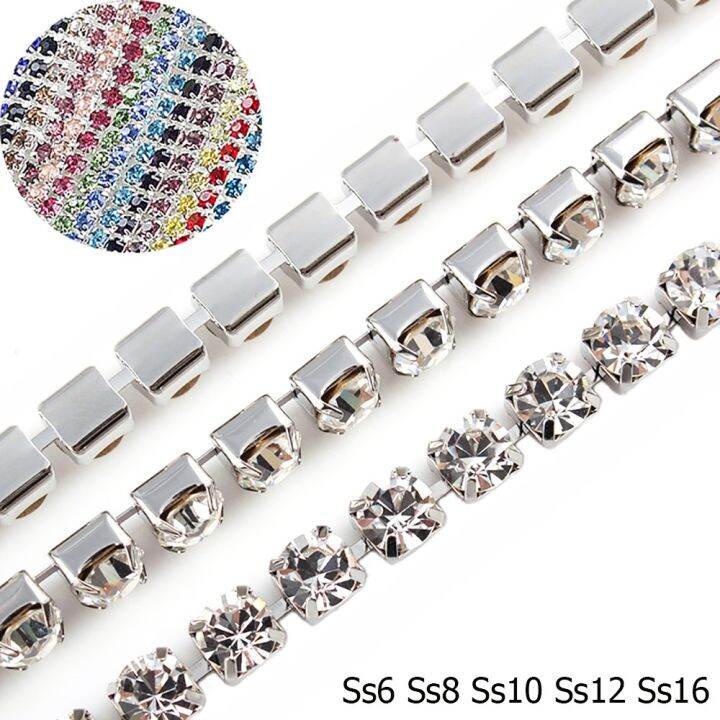 hotx-dt-1-dense-rhinestones-chain-claw-base-flatback-strass-trim-sewing-for-fabric-crafts