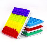 2022 Diary Pop Its Notebooks 50 Page Lined School Writing Book Fidget Toy Writing Pad Sensory Notebook Kids Educational Supplies