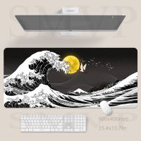 ▨ Design Wave Mousepad Gaming Mouse Pad Gamer Mouse Mat Keyboard Mat Desk Pad XXL Desk Mat 90x40cm Table Carpet For Computer