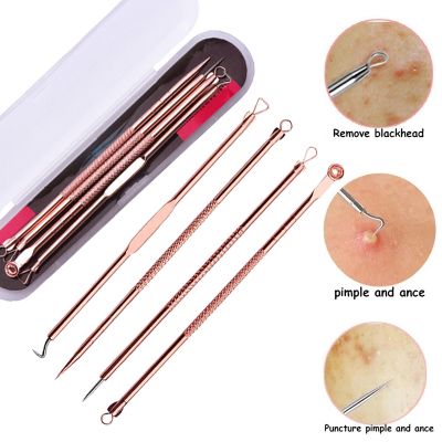 【CW】 Blackhead Comedone Acne Needle Remover Clip Pimple for Face Needles Facial Pore Cleaner