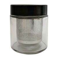 Diamond Washing Cup Watch Small Parts Gemstone Cleaning Glass Jar Pot With Sieve