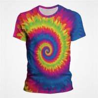 HOT! New Tie Dye Unisex Tshirt for Men/women 3D print T-shirt for boys girlsT shirt Summer