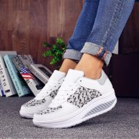 Plus Size Chunky Sport Sneakers Womans Trainers Running Shoes Ladies Sports Shoes Womens White Tennis Shoes Fitness Swing A-409