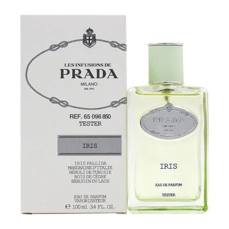 Prada Les Infusions De Iris EDP for Women (100ml Tester) Eau de Parfum Milano  D'Iris Green [Brand New 100% Authentic Perfume/Fragrance] 