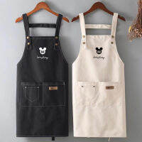 Household kitchen baking barbecue picnic apron cooking vest coverall women waterproof oil proof work Cooking Apron work clothes Aprons