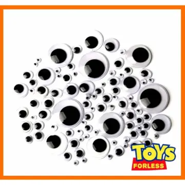 10pcs New 50mm Big Black Wiggle Giant Googly Eyes For DIY