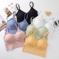[COD] Kaka with the same style 3.0 beautiful back wrapped chest womens sling seamless top without steel ring bra yoga exercise sleep underwear