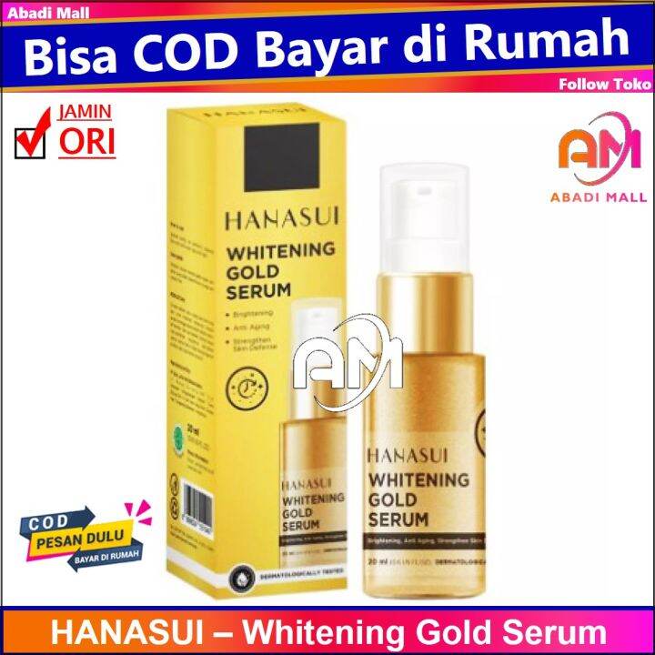 HANASUI Whitening Gold Serum 20 ML Abadi Mall | Lazada Indonesia