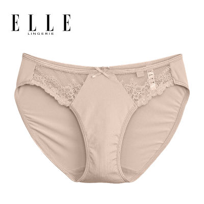 ELLE Lingerie BIKINI LOWRISE กางเกงใน Bikini แต่งผ้าลูกไม้ - LU2783