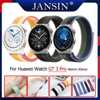 สาย สำหรับ Huawei Watch GT 3 Pro สายนาฬิกา 46mm 43mm สายไนล่อน สำหรับ Huawei Watch GT 3 Pro นาฬิกาสมาร์ท สายนาฬิกาสำรอง