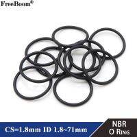 10/50Pcs NBR O Ring Gasket CS 1.8mm ID 1.6mm 71mm Automobile Nitrile Rubber Round O Type Corrosion Oil Resistant Seal Washer