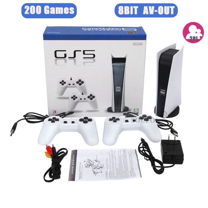 Game Station 5 Video Game Console With 200 Classic Games 8 Bit GS5