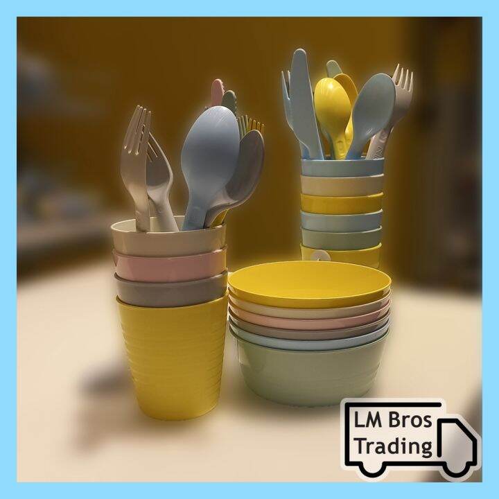 Ikea Kalas plastic dishware and utensils Lazada PH