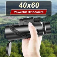 ZZOOI Professinoal Telescope Monocular Powerful Binoculars Waterproof Lang Range Scope  With Smartphone Outdoor Hunting Camping