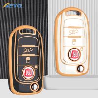 โครงเปลือกนอกเคสกุญแจรถแบบพับ TPU แบบใหม่สำหรับ Fiat Cronos Egea 500X Toro Egea Toro Nuovo Grazie Tipo สำหรับ Dodge Neon