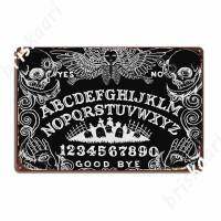 Lupeishop Black Witch Board ป้ายโลหะ Club Cinema ส่วนบุคคล Wall Plaque ป้ายดีบุกโปสเตอร์