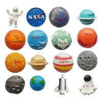 Astronaut Refrigerator Sticker Magnet Planet Moon Magnetic Sticker Space Shuttle Fridge Magnet Home Decoration Creative Gifts