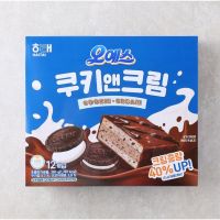 ?Import Item? 오예스쿠키앤크림 เค้กรสคุ๊กกี้แอนด์ครีม HAITAI Ohyes! Cookie &amp; Cream 360g12ชิ้น/360g Original