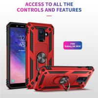 【Enjoy electronic】 For Samsung Galaxy A6 A8 2018 A6plus A8plus Case Kickstand Armor Covers For Samsung A6 A8 Plus A6  A8  2018 Magnet Phone case