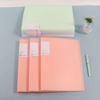 Convenient Document Folder Large Capacity File Storage 5 Colors A4 Paper Binder Portfolio Organizer