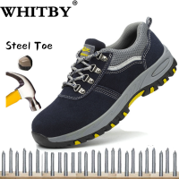 ยี่ห้อ WHITBY COD Safety Shoes (3 วันมาถึง) รองเท้าทำงานเหล็กรองเท้านิ้วเท้าผู้หญิงผู้ชายทำงานรองเท้า